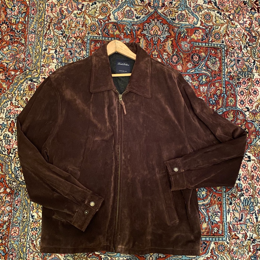 Brooks Brothers Brown Suede Jacket